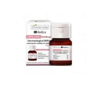 Bielenda Dr Medica Capillary Skin Dermatologic Anti-Redness Face Serum Day/Night 30ml