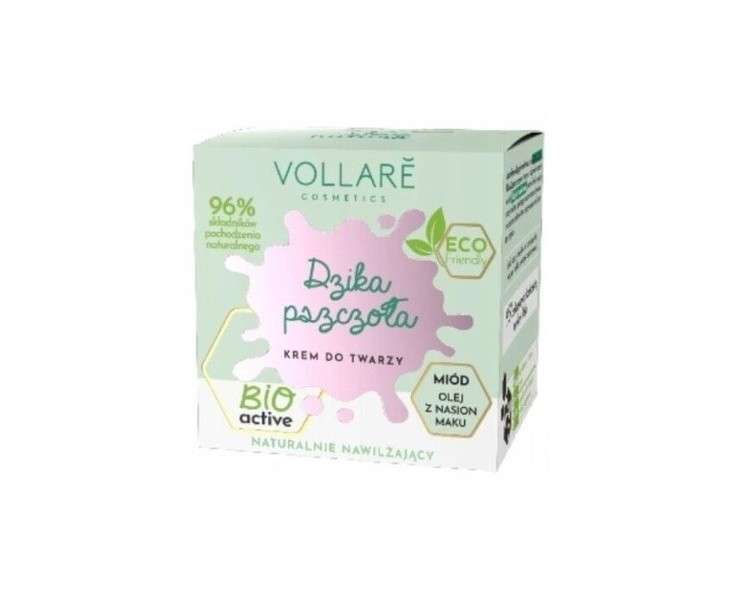 5902026647632 Vollare Wild Bee Naturally Moisturizing Cream