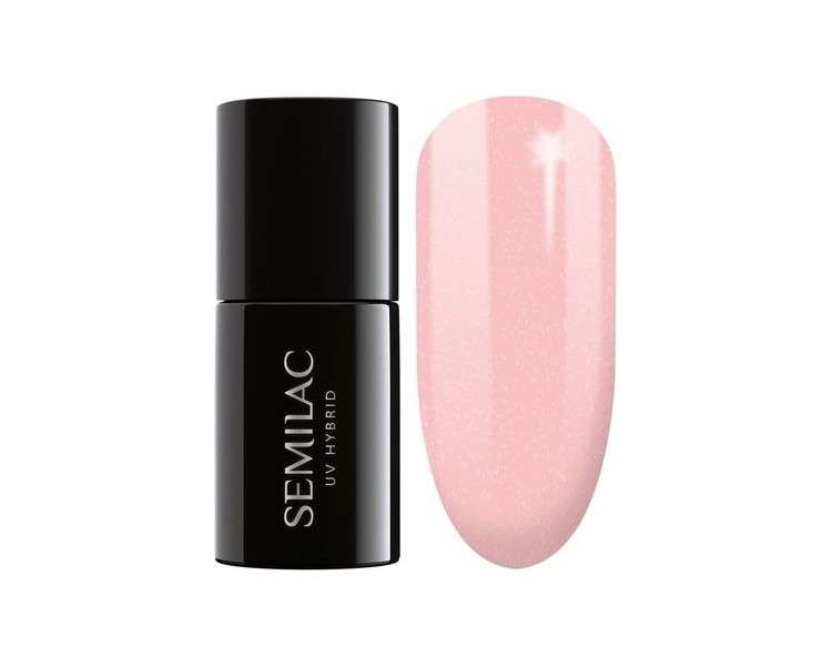 Semilac 054 UV Hybrid Nail Polish Pale Peach Glow 7ml