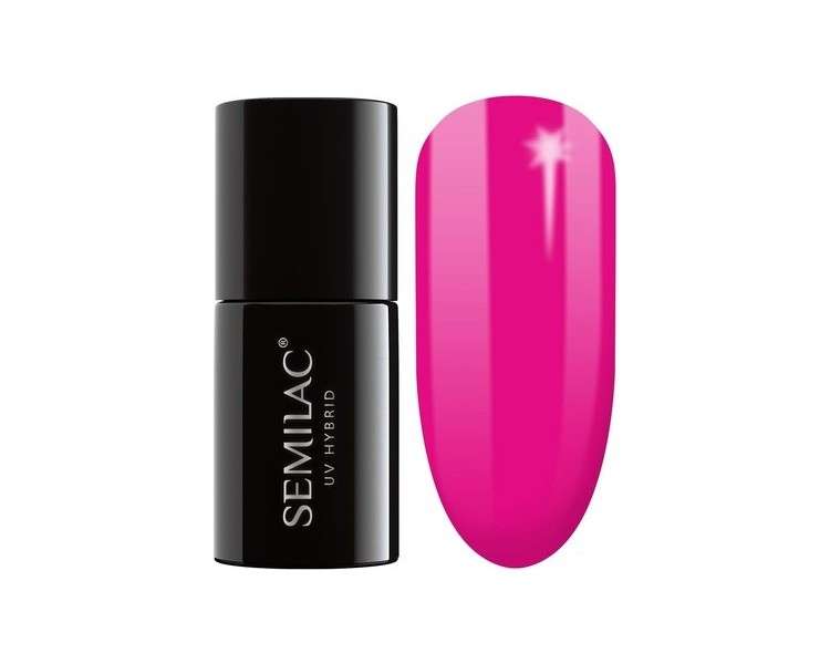 Semilac UV Nail Polish Ruby Charm 121 Pink 7ml