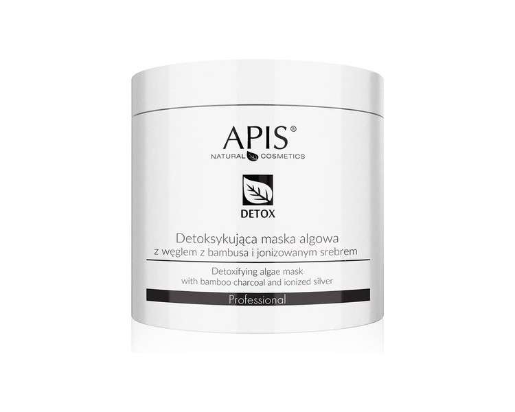 APIS Detoxifying Algae Mask with Bamboo Charcoal and Ionized Silver 200g