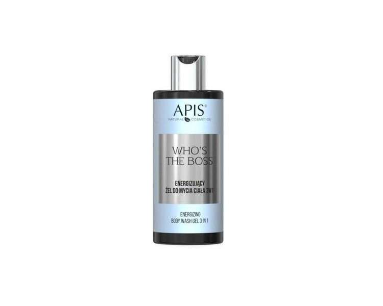 Apis Who's the Boss Energizing 3-in-1 Body Wash Gel 300ml