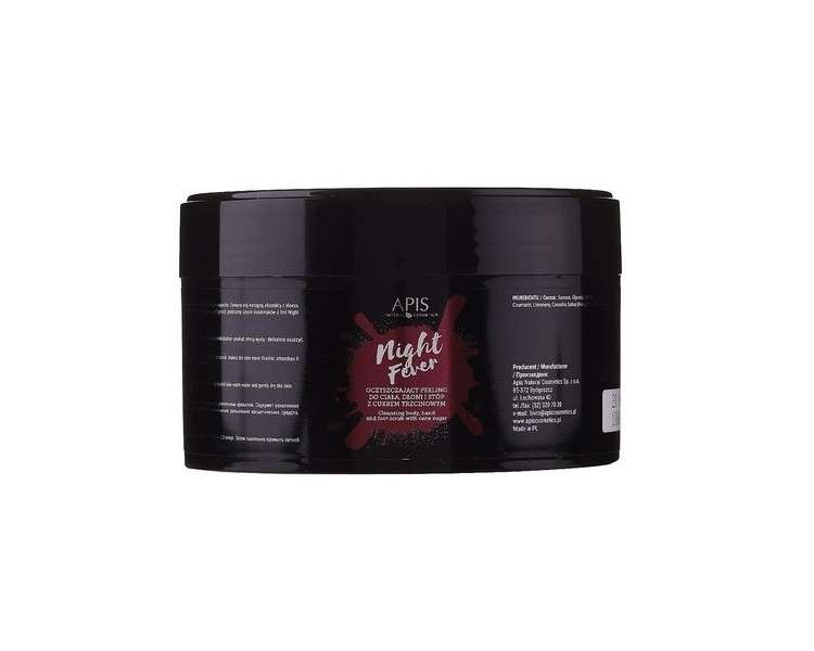 Apis Night Fever Cleansing Body Hand and Foot Scrub with Cane Sugar 250g