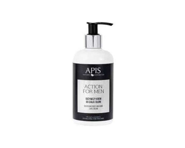 Apis Action for Men Nourishing Body and Hand Care Cream 300ml