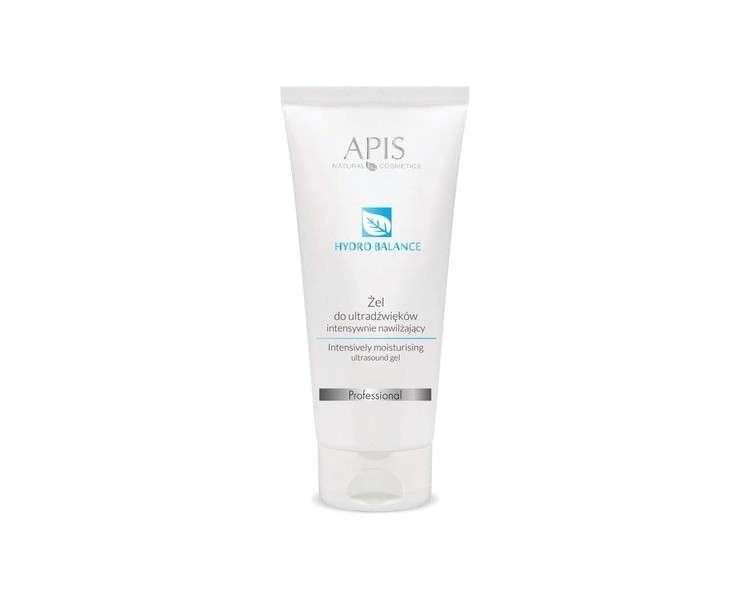APIS Hydro Balance Intensive Hydrating Gel for Ultrasonic Treatments with Hyaluronic Acid, Ceramides and Panthenol 200ml