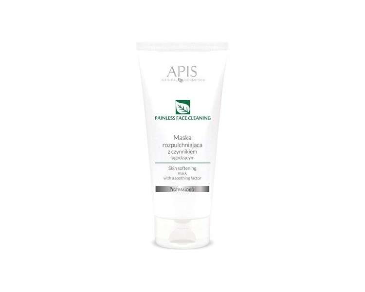 APIS Pain Free Cleaning Loosening Cream Mask with Linseed and Mint Extract 200ml