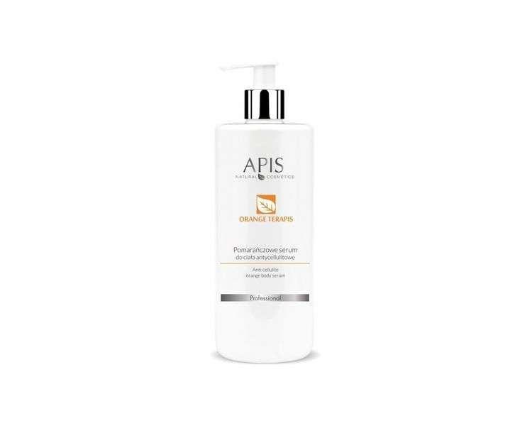 APIS Orange Terapis Orange Cellulite Serum for Body with Guarana, Bitter Orange, Ginkgo, and Pomegranate 500ml