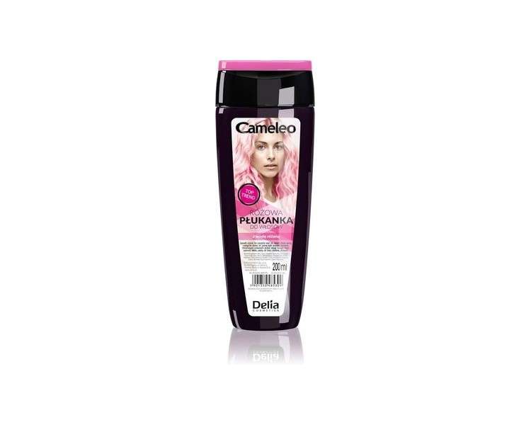 Cameleo Pink Hair Toner with Rose Water No Yellow Shades Tones Semi Permanent Hair Dye 200ml