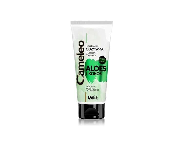 Delia Cameleo Aloe and Coconut Moisturising and Softening Hair Conditioner 200ml