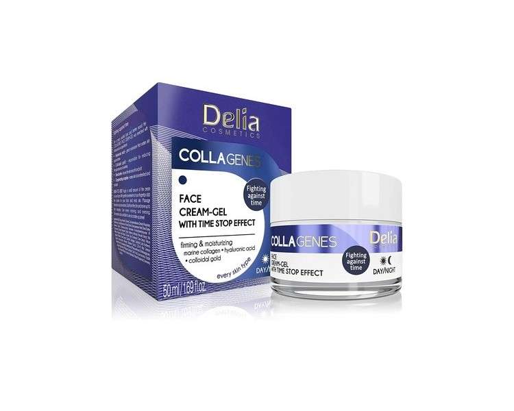 Delia Cosmetics Collagen Face Cream with Antioxidant Complex Colloidal Gold & Collagen 50ml