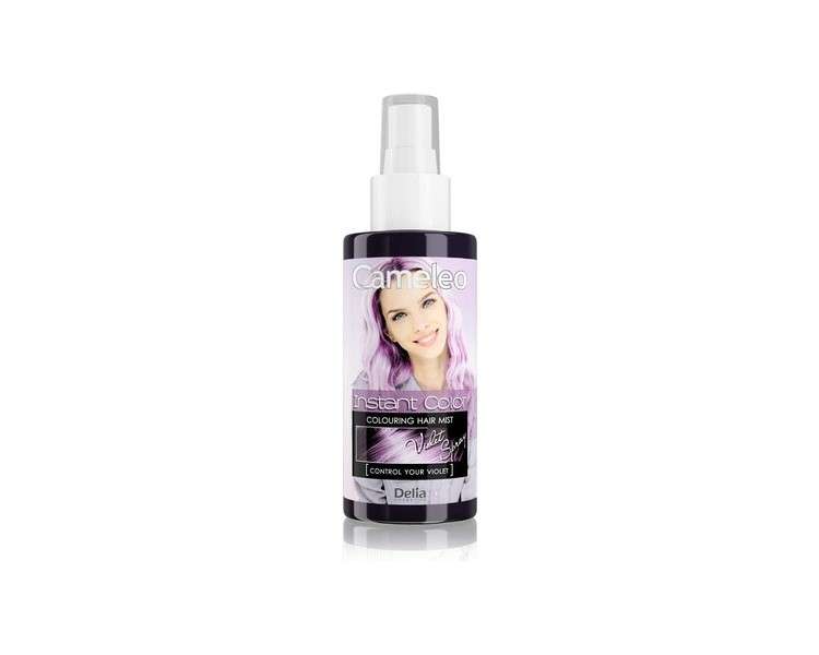 Cameleo Hair Spray Toner Purple Mist for Blonde Platinum Grey Hair 150ml