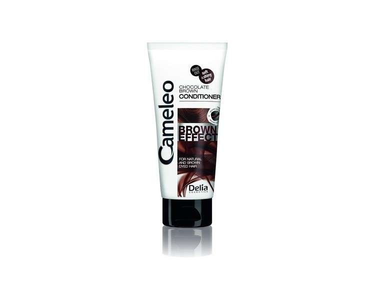 Cameleo Brown Effect Conditioner Nourishing Strengthening Treatment with Walnut Extract for Natural and Dyed Hair 200ml