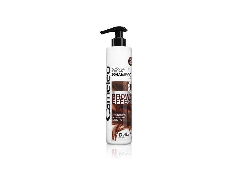 Cameleo Brown Effect Shampoo Nourishing Strengthening Treatment with Walnut Extract 250ml