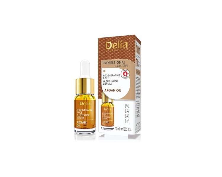 Delia 100% Regenerating Face and Neckline Serum with Argan Oil 10ml 0.33oz