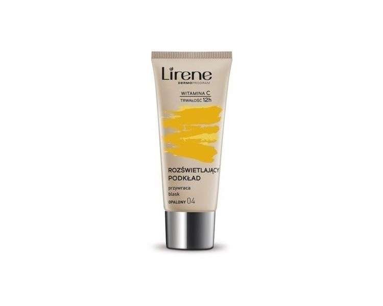 Lirene Radiant Foundation 04 Tanned with Vitamin Duo C 30ml
