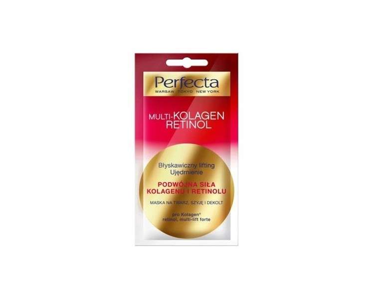 Perfect Multi Collagen Retinol Face, Neck, and Decollete Mask 8ml