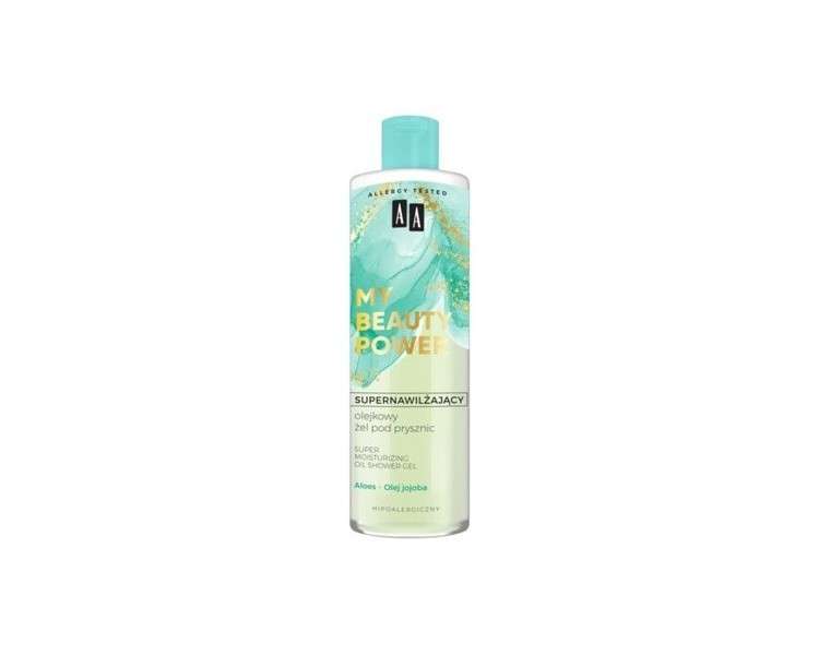 AA My Beauty Power Super Moisturizing Aloe Oil Shower Gel 400ml