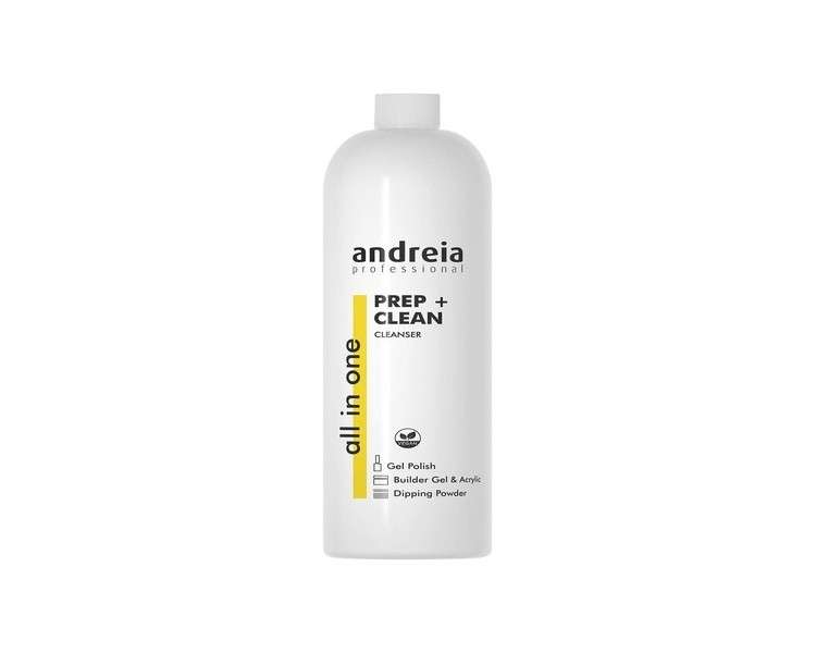 Andreia Professional All In One Prep and Clean for Dipping, Gel Polish, Builder Gel and Acrylic Nails 1 Litre