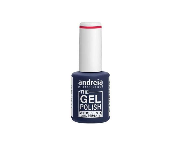 Andreia Professional The Gel Polish Odorless and Solvent-Free Gel Nail Polish Color G13 Red - Shades of Pink