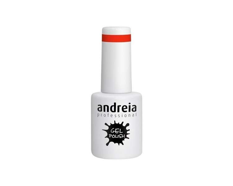 Andreia Semi-Permanent Nail Gel Polish for UV/LED Lamp Intense Shine and 4 weeks Lasting Varnish Colour 293 Coral 10.5ml