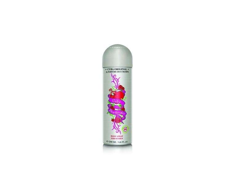 Cuba Original Cuba Heartbreaker Deodorant Spray 200ml for Men