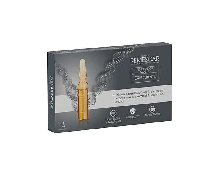 Remescar Intensive Repair Exfoliating Night Ampoules 5ml