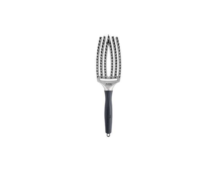 Olivia Garden Fingerbrush Brush Silver