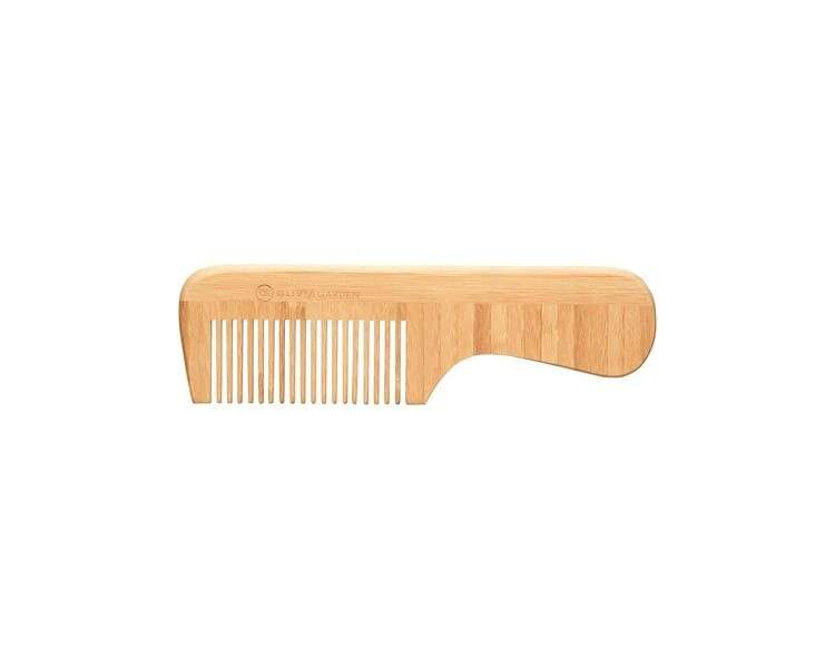 Olivia Garden Bamboo Touch Comb Eco-conscious Bamboo Hair Comb with Handle for Thick Hair