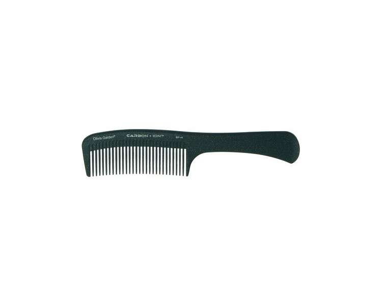 Olivia Garden Carbon Plus Ion Comb with Handle for Technical Services Type ST-4