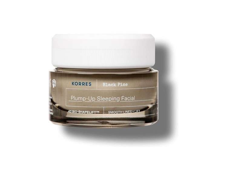 KORRES BLACK PINE 4D Bio-ShapeLift Plumping Night Cream for Firm Skin 40ml