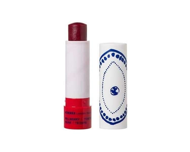 Korres Mulberry Lip Balm Tinted Mauve 4.5g Purple