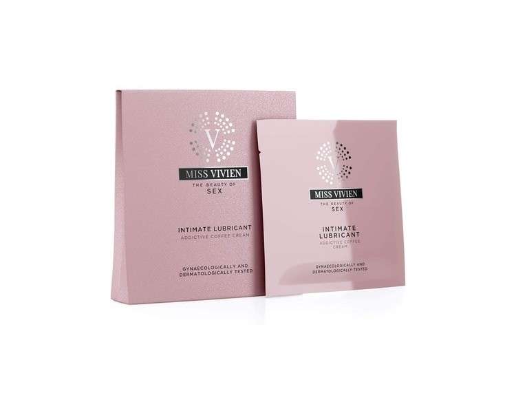 Miss Vivien Intimate Sex Lubricant Water-Based Pleasure Oil with Coffee & Cream Scent 3 Coffee Pads