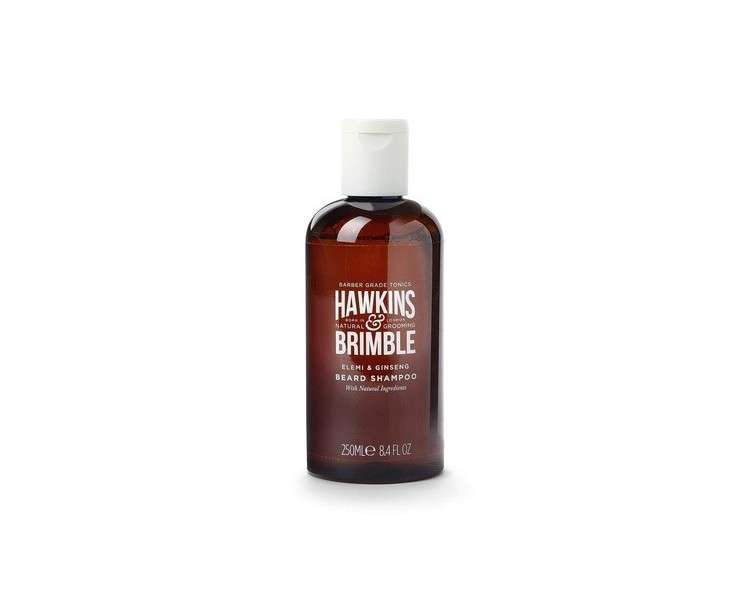 Hawkins & Brimble Beard Shampoo for Men 250ml - Softens, Supports Growth, and Maintains Chin Fuzz