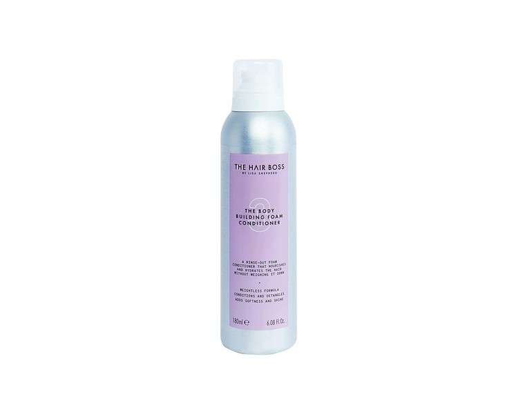 The Hair Boss by Lisa Shepherd Body Building Foam Conditioner with Shea Butter and Argan Oil 180ml