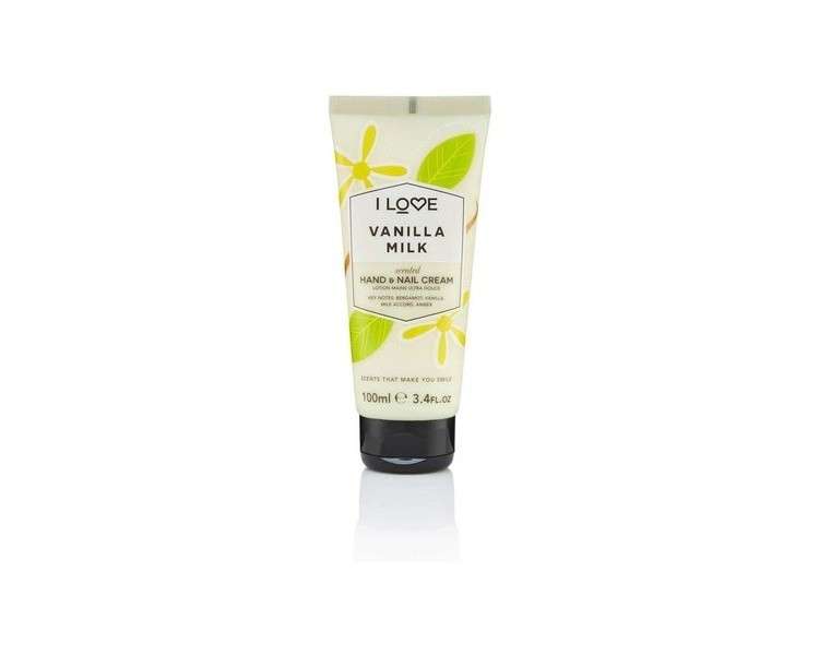 I Love Signature Vanilla Milk Rejuvenating Hand and Nail Cream with Shea Butter and Organic Coconut Oil 100ml