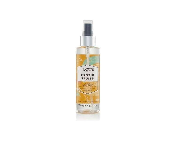 I Love Signature Exotic Fruit Long Lasting Fast Drying Non Sticky Body Mist for Her 150ml