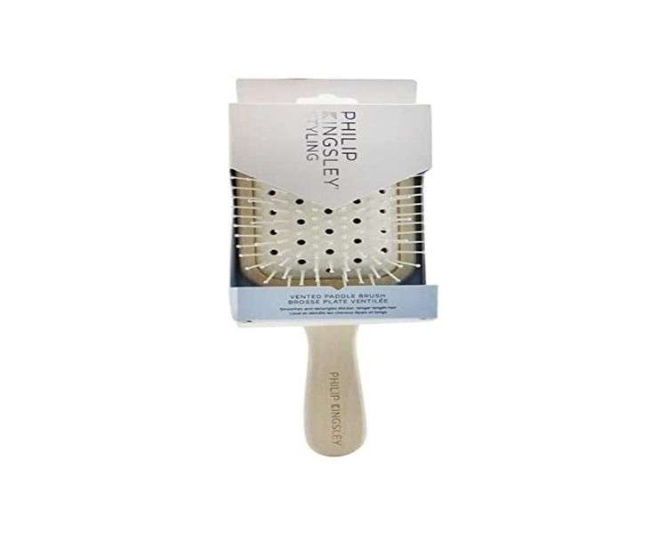 Philip Kingsley Vented Paddle Hair Brush for Detangling Blow Drying Straightening and Styling Long Thick Fine Straight Hair Anti-Static Brushes