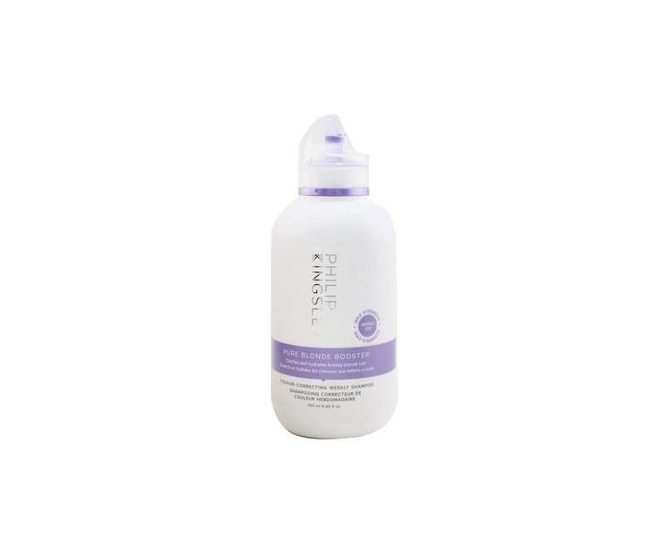 PHILIP KINGSLEY Pure Blonde Booster Color-Correcting Purple Shampoo for Blonde Silver Gray Hair 8.45oz