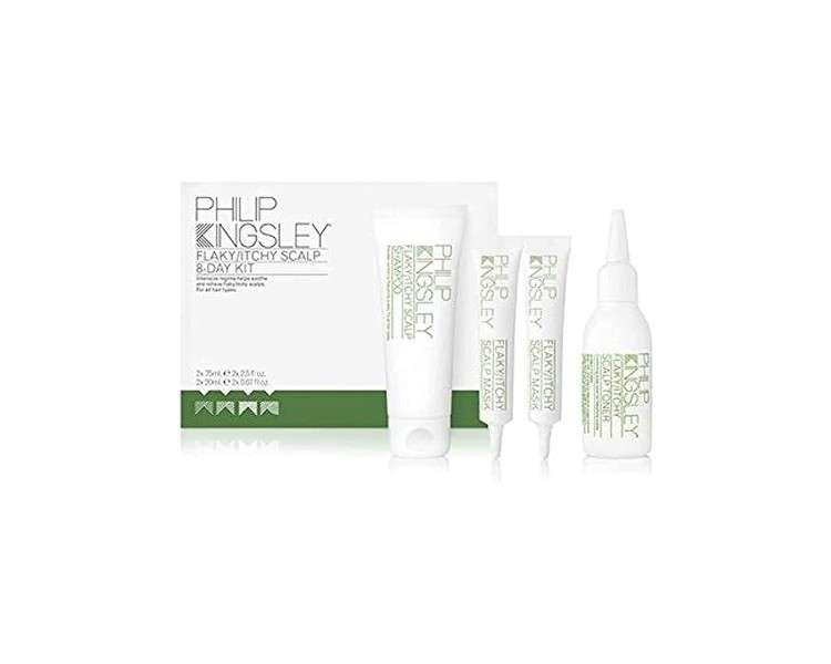 Philip Kingsley Flaky/Itchy Regime Kit - Flaky Scalp Treatment Shampoo, Mask and Toner for Dry, Oily Scalp Soothing Soothes and Calms