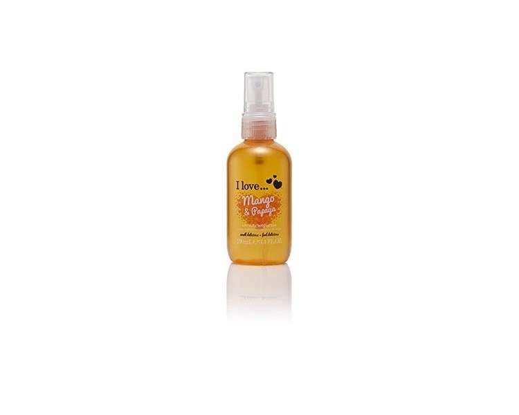 I Love Mango & Papaya Body Spritzer with Natural Fruit Extracts 100ml