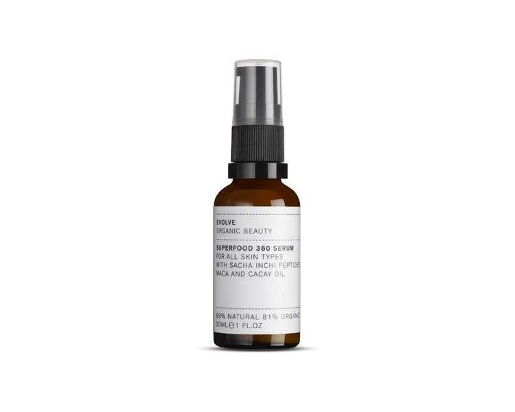 Evolve Beauty Superfood 360 Serum 30ml Black