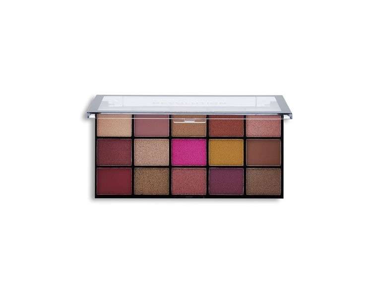 Makeup Revolution Reloaded Prestige Eyeshadow Palette 15 Shades 16.5g