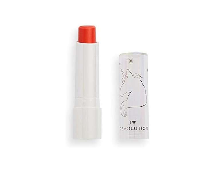 I Heart Revolution Unicorn Heart Glow Lip Balm with Magical Shine and Vanilla Flower Scent 2.7g