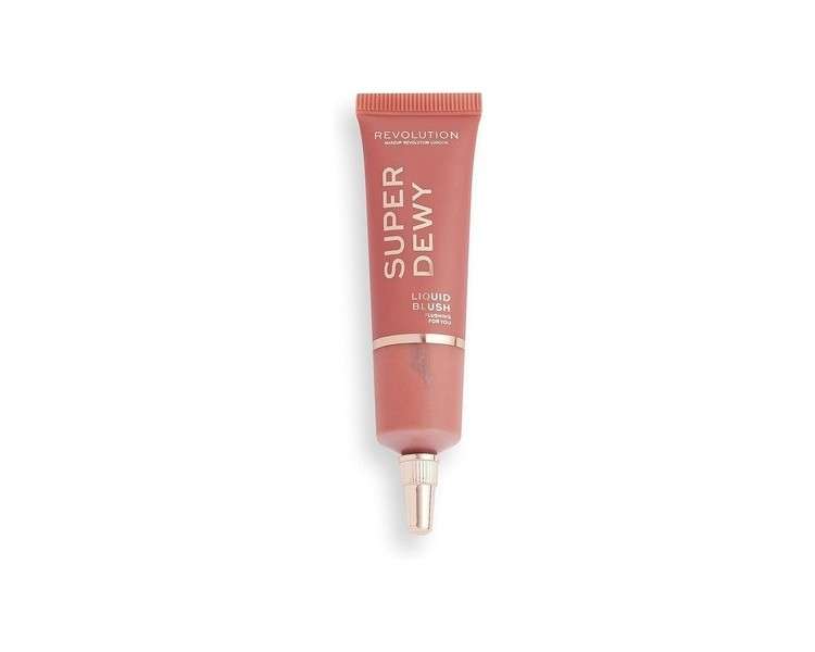 Makeup Revolution Superdewy Liquid Blusher Highly Pigmented Buildable Formula Flushing For You 15ml