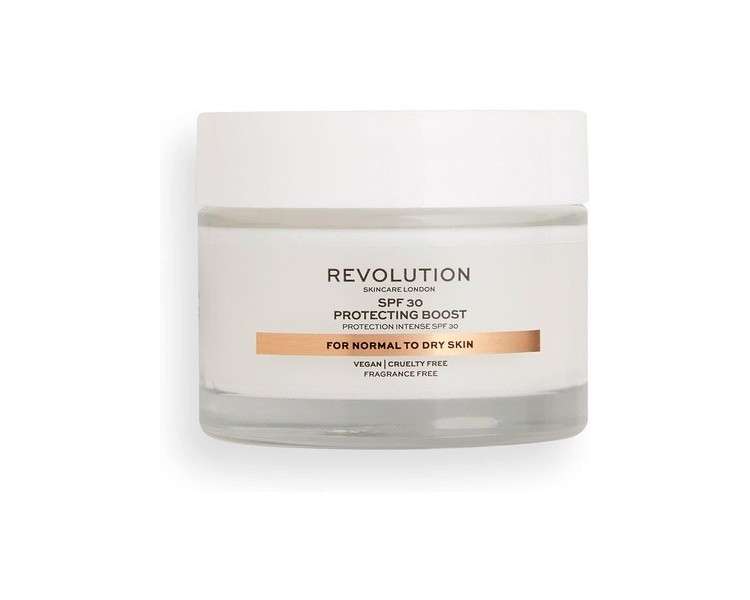 Revolution Skincare London SPF30 Moisture Cream for Normal to Dry Skin 50ml