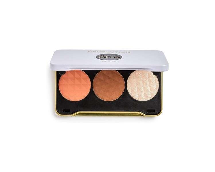 Makeup Revolution X Patricia Bright Face Palette Moonlight Glow Fair 6.6g