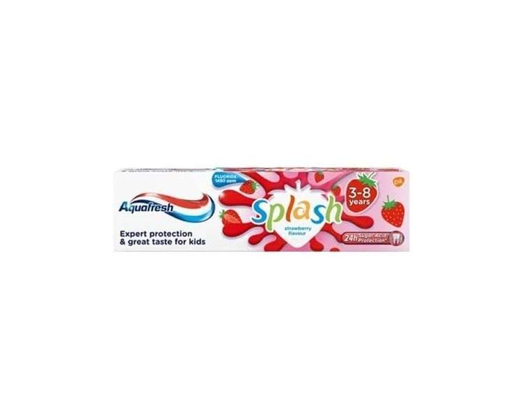 Aquafresh Kids Splash Strawberry Toothpaste 50ml