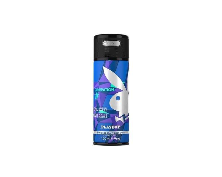Playboy Generation Deodorant Body Spray for Men