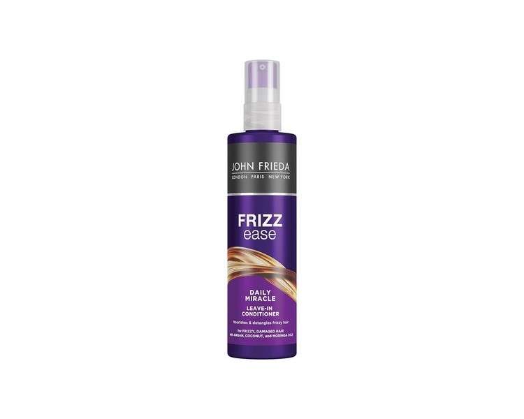 John Frieda Frizz Ease Daily Miracle Leave In Conditioner Moisturizing Conditioner Spray for Frizzy Hair 200ml