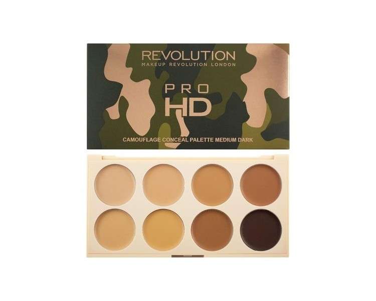 Revolution Ultra Pro HD Camouflage Palette Medium Dark